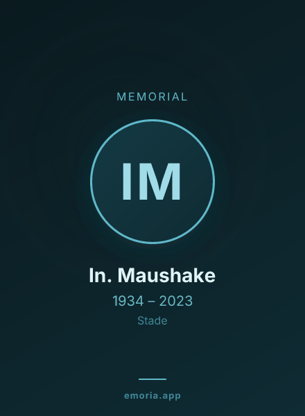 Memorial portrait of In. Maushake