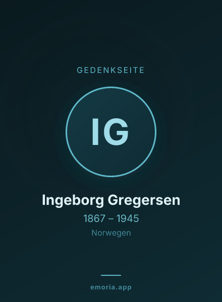 Gedenkportrait von Ingeborg Gregersen