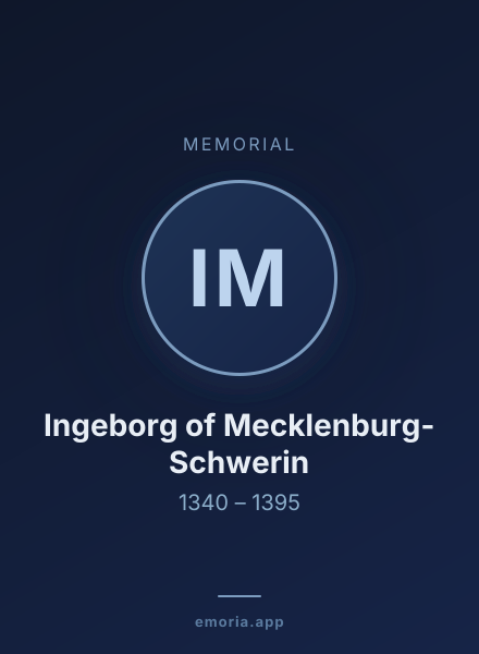 Memorial portrait of Ingeborg of Mecklenburg-Schwerin