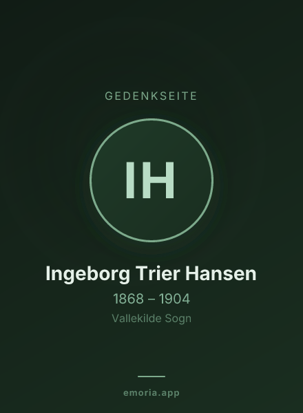 Gedenkportrait von Ingeborg Trier Hansen