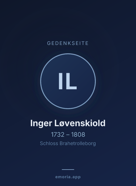 Gedenkportrait von Inger Løvenskiold