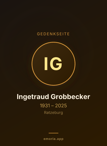 Gedenkportrait von Ingetraud Grobbecker