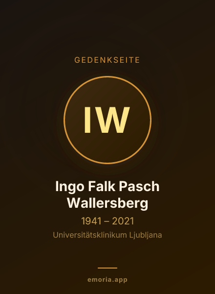 Gedenkportrait von Ingo Falk Pasch Wallersberg