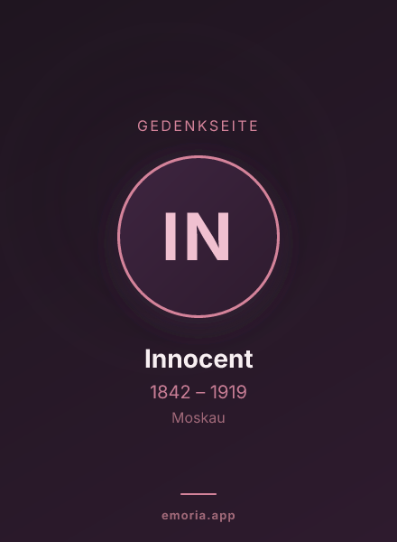 Gedenkportrait von Innocent