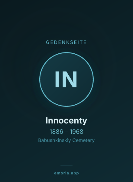 Gedenkportrait von Innocenty
