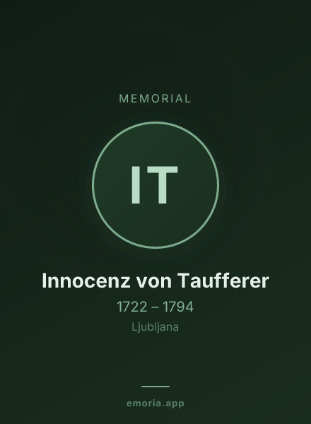 Memorial portrait of Innocenz von Taufferer