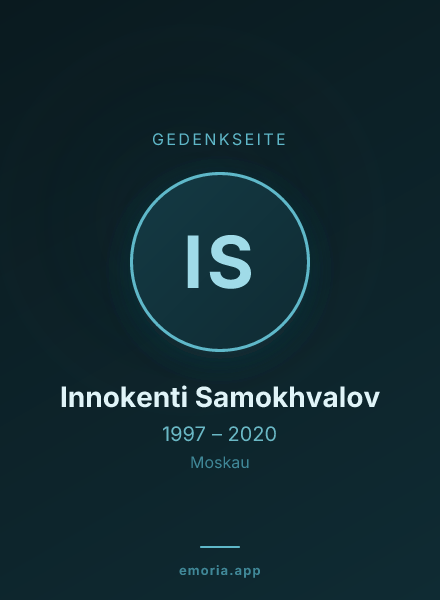 Gedenkportrait von Innokenti Samokhvalov