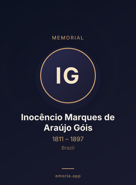 Memorial portrait of Inocêncio Marques de Araújo Góis