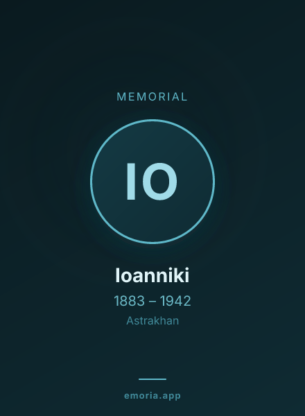 Memorial portrait of Ioanniki
