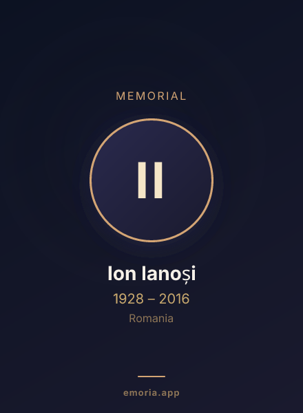 Memorial portrait of Ion Ianoși