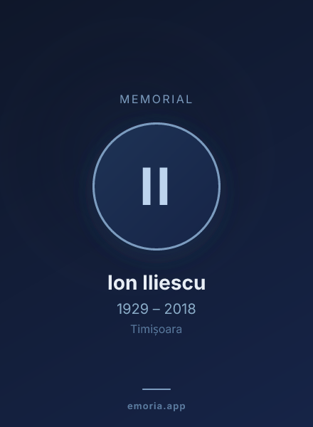Memorial portrait of Ion Iliescu