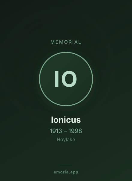 Memorial portrait of Ionicus