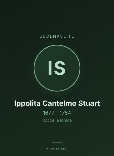 Gedenkportrait von Ippolita Cantelmo Stuart