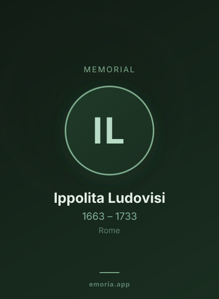 Memorial portrait of Ippolita Ludovisi