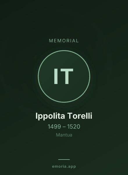Memorial portrait of Ippolita Torelli