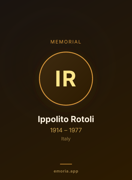 Memorial portrait of Ippolito Rotoli