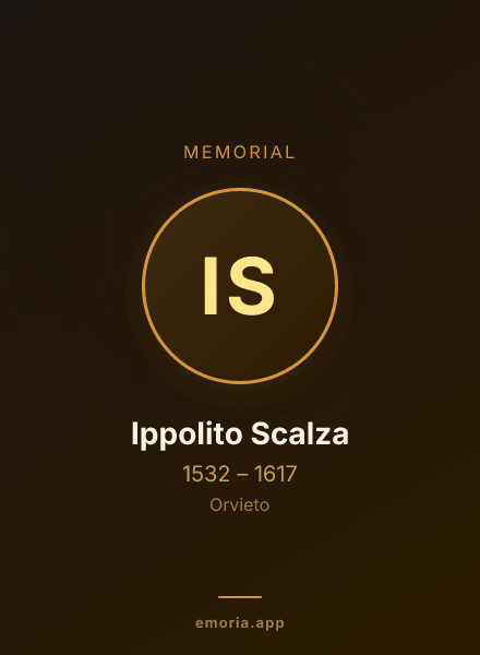 Memorial portrait of Ippolito Scalza