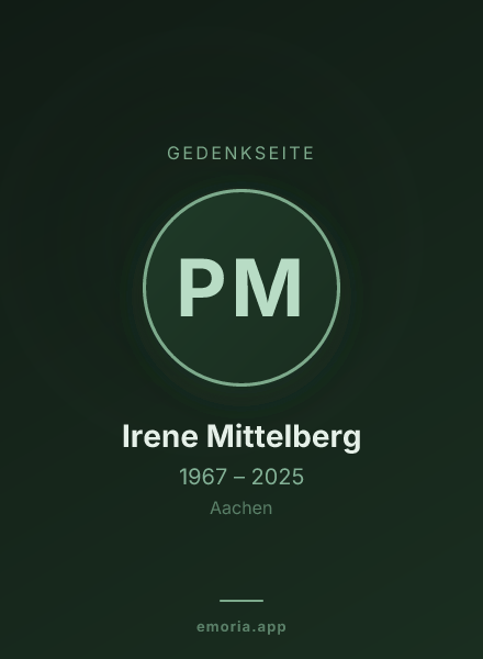 Gedenkportrait von Prof. Dr. Irene Mittelberg