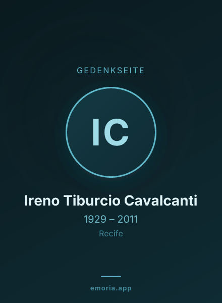 Gedenkportrait von Ireno Tiburcio Cavalcanti