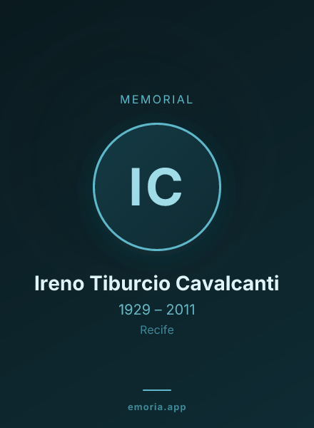 Memorial portrait of Ireno Tiburcio Cavalcanti