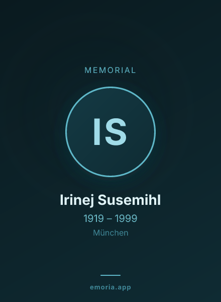 Memorial portrait of Irinej Susemihl