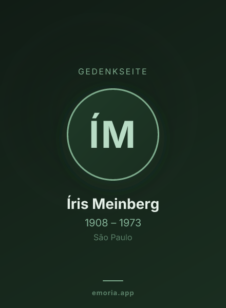 Gedenkportrait von Íris Meinberg