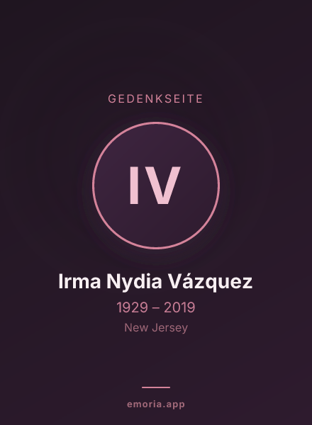 Gedenkportrait von Irma Nydia Vázquez
