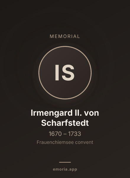 Memorial portrait of Irmengard II. von Scharfstedt