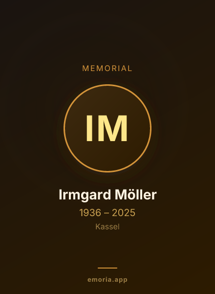 Memorial portrait of Irmgard Möller