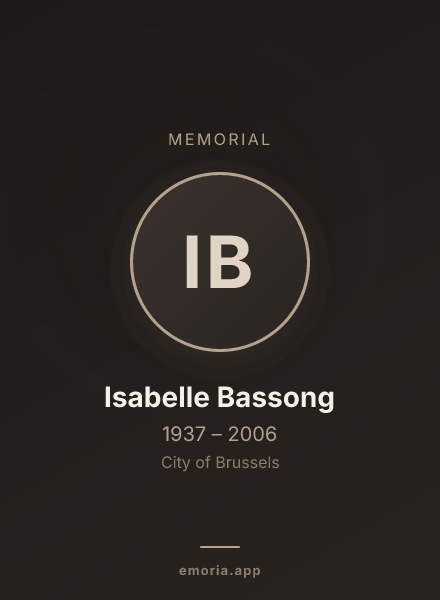 Memorial portrait of Isabelle Bassong