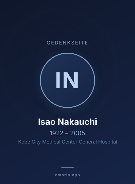 Gedenkportrait von Isao Nakauchi