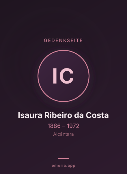 Gedenkportrait von Isaura Ribeiro da Costa
