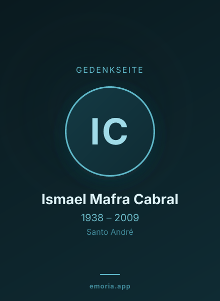 Gedenkportrait von Ismael Mafra Cabral