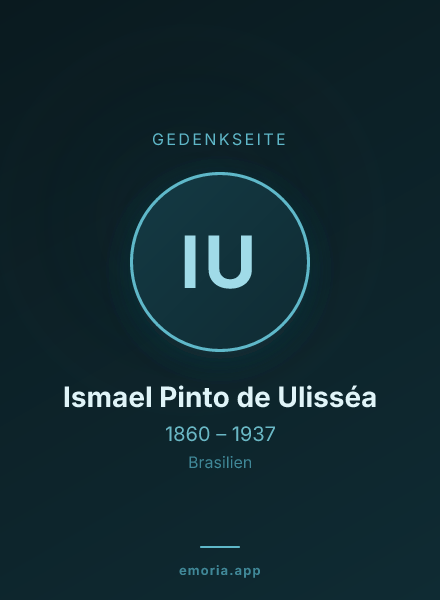 Gedenkportrait von Ismael Pinto de Ulisséa