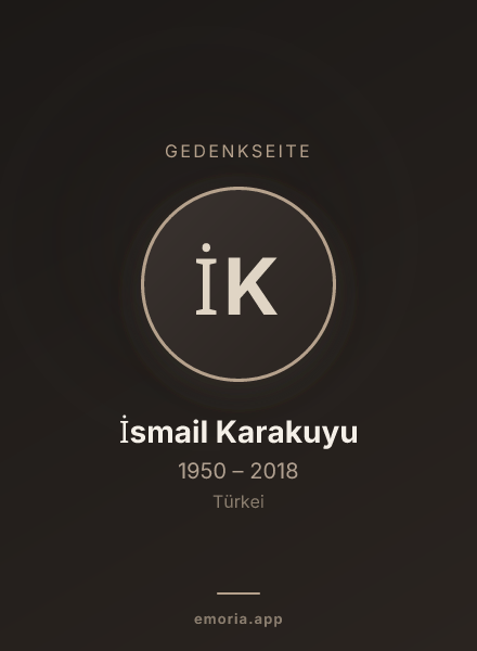 Gedenkportrait von İsmail Karakuyu