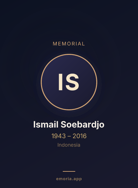 Memorial portrait of Ismail Soebardjo