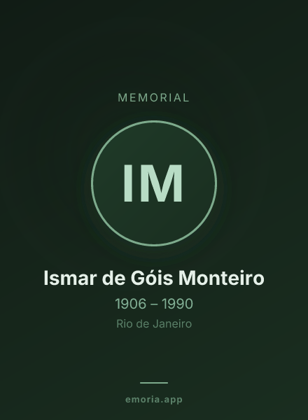 Memorial portrait of Ismar de Góis Monteiro