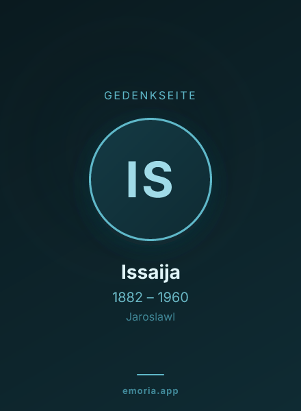 Gedenkportrait von Issaija