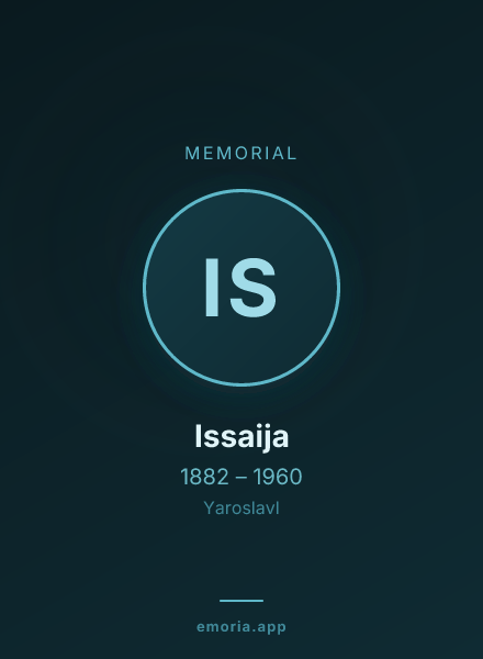 Memorial portrait of Issaija