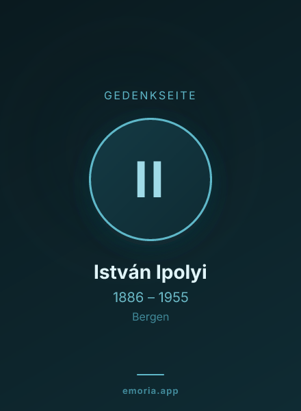 Gedenkportrait von István Ipolyi
