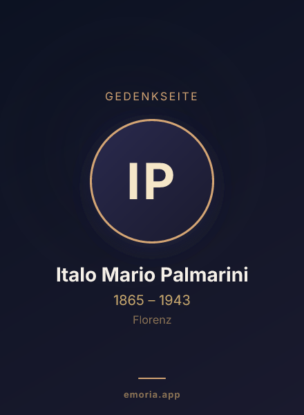 Gedenkportrait von Italo Mario Palmarini