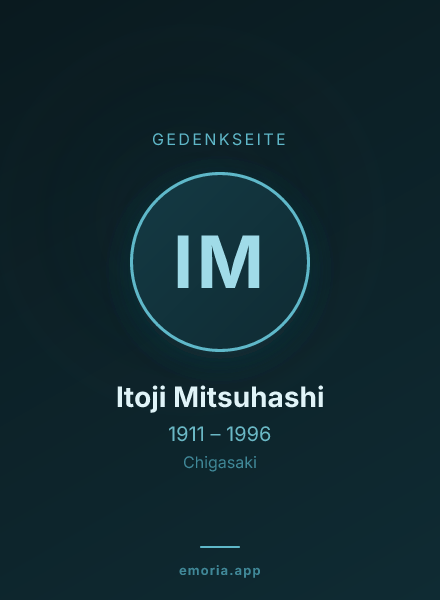 Gedenkportrait von Itoji Mitsuhashi