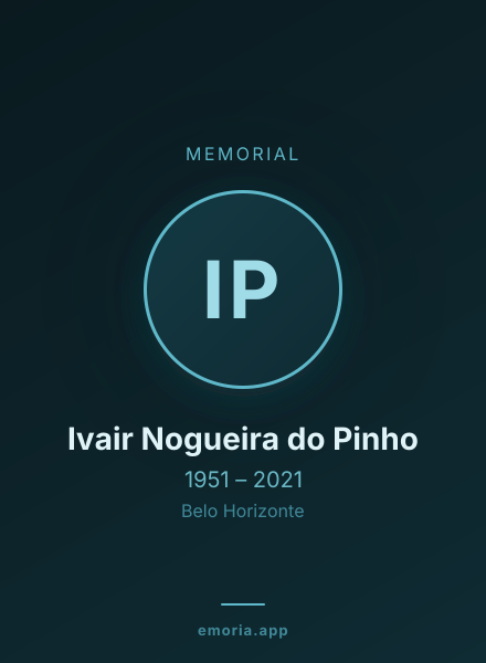 Memorial portrait of Ivair Nogueira do Pinho