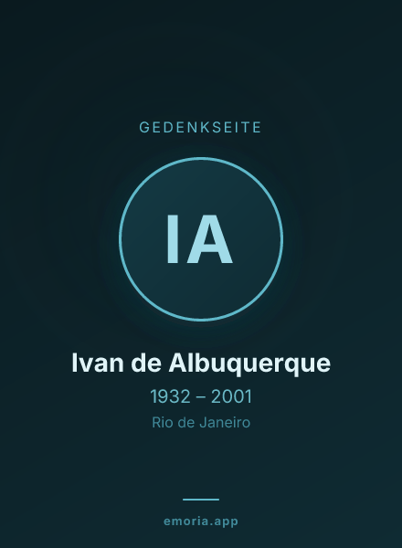 Gedenkportrait von Ivan de Albuquerque
