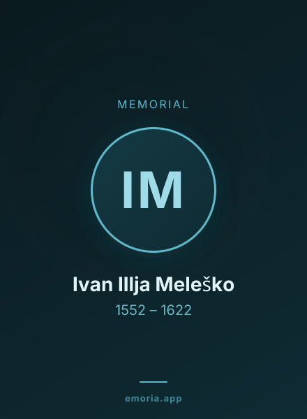 Memorial portrait of Ivan Illja Meleško