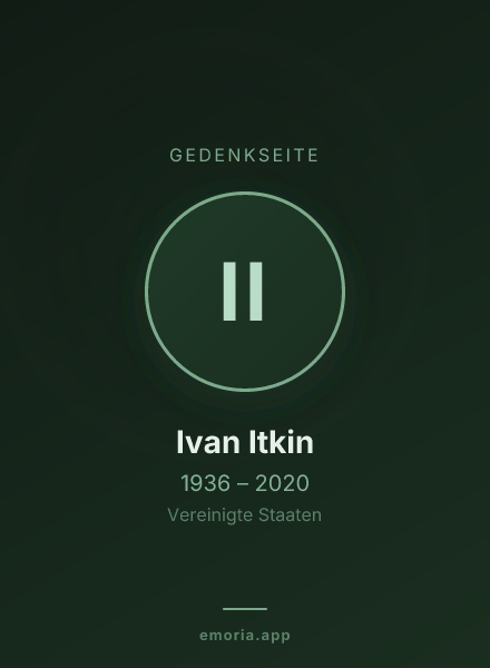 Gedenkportrait von Ivan Itkin
