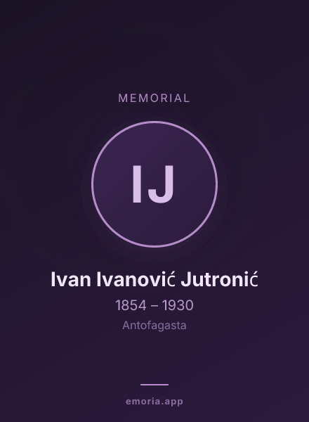 Memorial portrait of Ivan Ivanović Jutronić