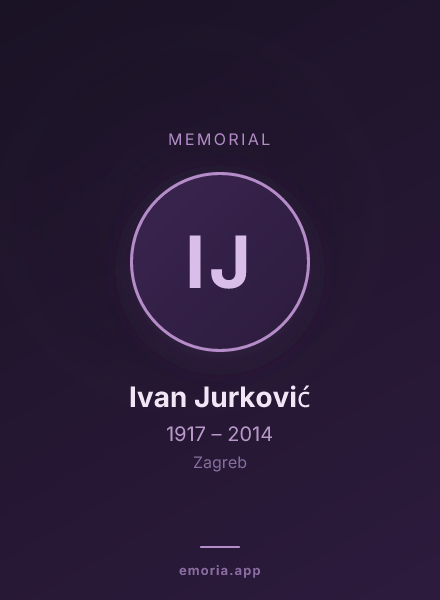 Memorial portrait of Ivan Jurković
