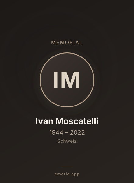 Memorial portrait of Ivan Moscatelli