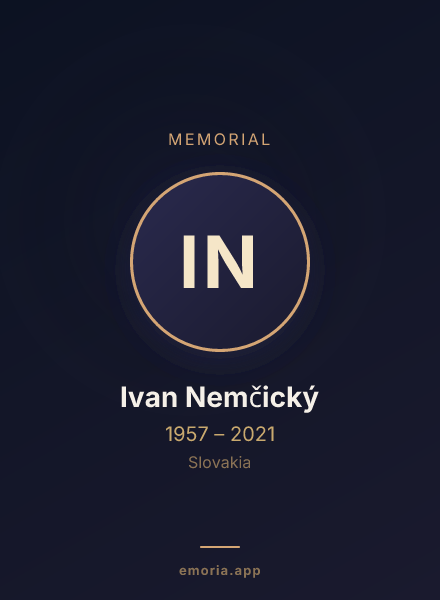 Memorial portrait of Ivan Nemčický